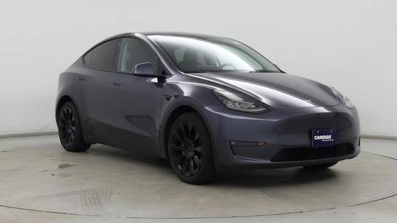 TESLA MODEL Y 2021 5YJYGDEE1MF111593 image